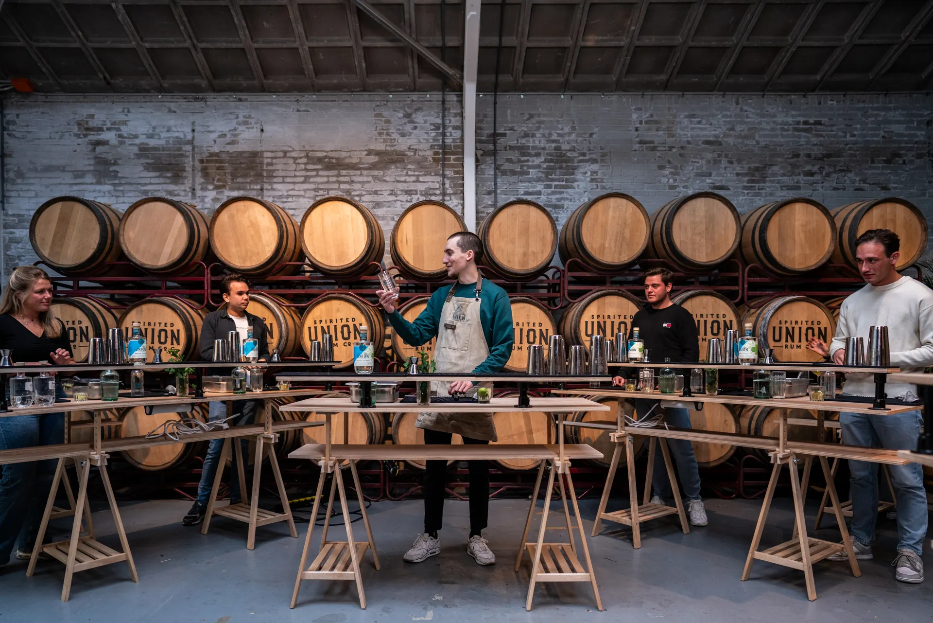 Deelnemers tijdens een workshop in The Amsterdam Event Distillery